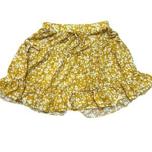 Mittoshop Floral Yellow Skirt